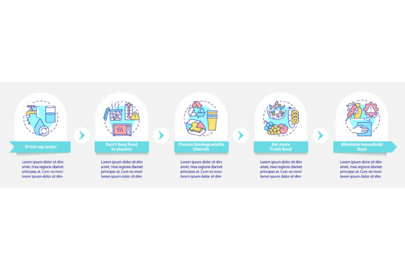Avoiding Microplastics Tips: A Clean Graphic Design Asset
