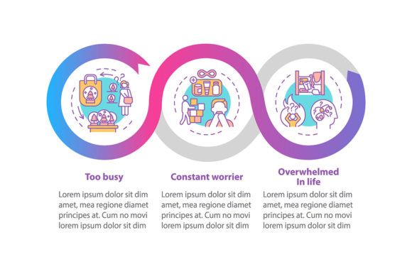 Behavior Patterns Vector Infographic for Local Business Graphics