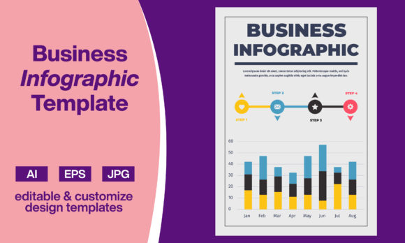 Business Infographic Template for Modern Graphics and Infographics