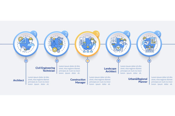 Civil Engineering Expert Worker Graphics for Infographics