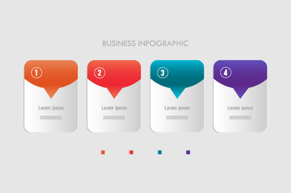 Colorful Business Infographic Banner for Local Branding
