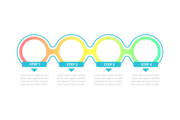 Empty Gradient Circles Vector Template Review