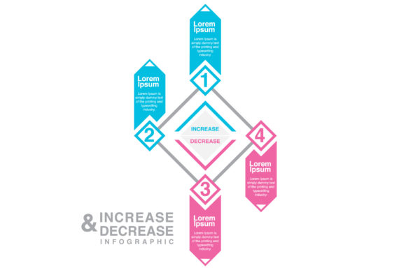 Increase and Decrease Infographic for Handmade Graphics