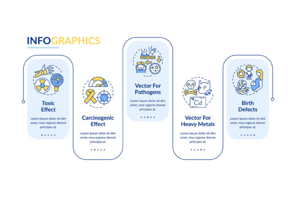 Microplastics Health Effects Graphics for Editorial Use