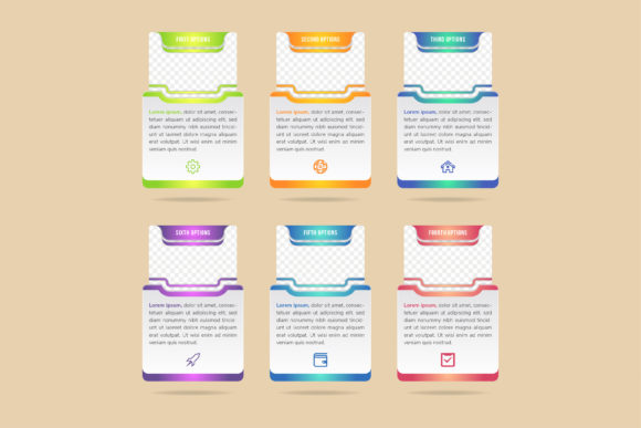Rectangle Infographic Photo Six: A Modern Graphic Asset for Content Publishers