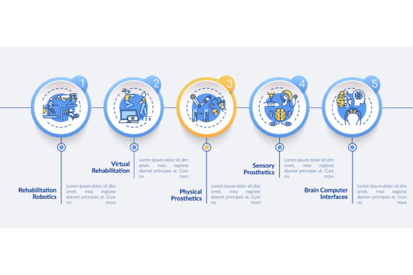 Rehab Engineering Vector Infographic for Modern Graphics