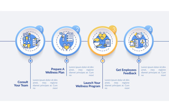 Workspace Wellbeing Success Infographic Graphics